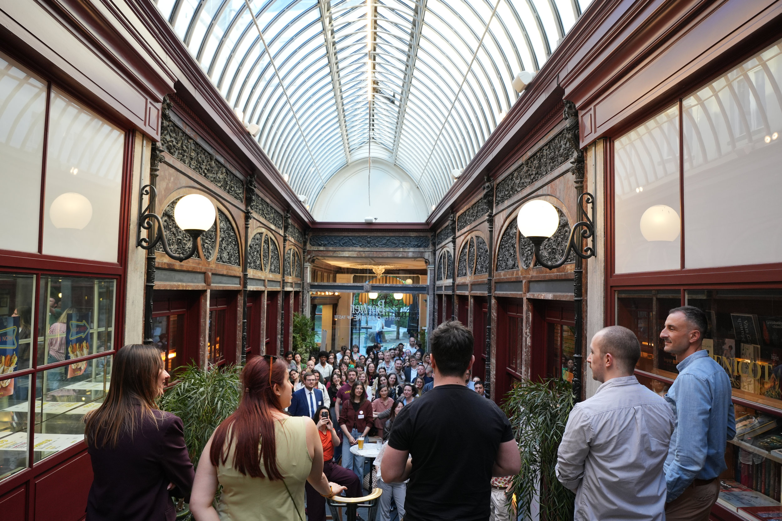 Brussels communications professionals gathered at Galerie Bortier